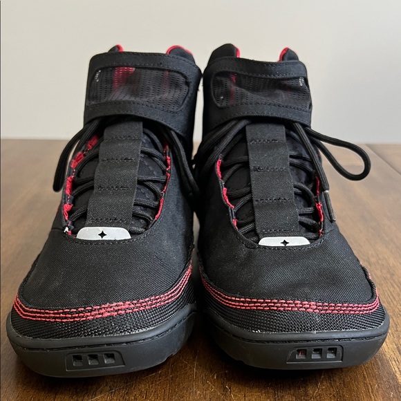 Astral Hiyak Black and Red High-Top Minimalist Sneakers Mens Size 10 - Picture 3 of 14